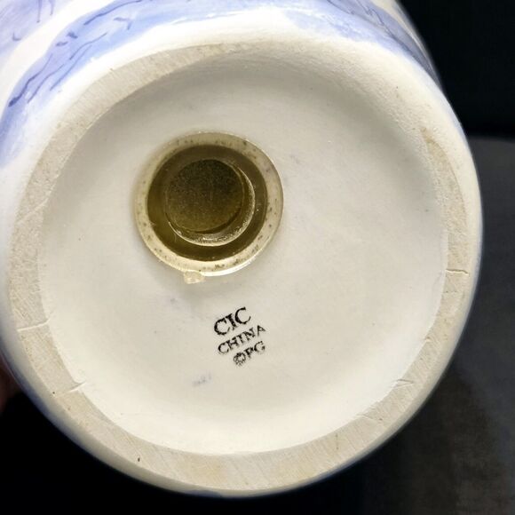 Vintage CIC China PG Blue & White Avignon Rooster Pepper Shaker - Picture 5 of 8